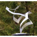 Modern outdoor decorative large abstract stainless steel sculpture for sale